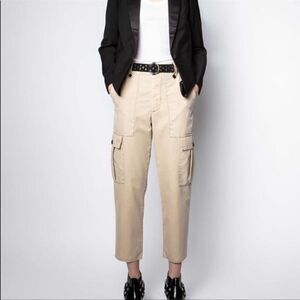 ZADIG & VOLTAIRE Pilote Bord Straight-leg Cargo Trousers
